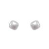 Exquisitos y Pequeños Aretes Geométricos Cuadrados Simples de Perlas para Mujeres Dulces y Gentiles Damas y Damas Elegantes Aretes de Alta Gama
