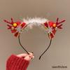 Bonita diadema de oso de peluche, regalo navideño, diadema, decoración navideña, tarjeta para el cabello, joyería con foto, accesorios para el cabello para mujeres