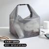 Bolsa de Armazenamento Impermeável com Design de Fivela, Bolsa de Viagem Portátil, Necessaire, Cordão de Grande Capacidade, Bolsa Cosmética Portátil Resistente a Manchas