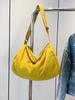 Transfronteiriço 2024 Nova Bolsa Feminina Bolsa de Nylon Simples Grande Capacidade Ombro Crossbody Viagem Grande Bolsa Cor Doce Bolsa