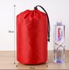 Bolsa de embalagem de tecido Oxford diamante poliéster com cordão bolso retrátil bolsa de acabamento para armazenamento de roupas atacado