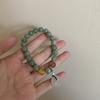 Pulsera de Cuentas de Jade Lianpeng Hebilla de la Paz Diseño Nicho de Lujo Ligero Pulsera Versátil de Alta Gama Pulsera Delicada ins