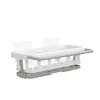 Estante Retráctil Estante de Almacenamiento de Cocina Estante de Almacenamiento sin Taladro Estante de Condimentos Montado en la Pared Cesta de Drenaje para Fregadero del Hogar