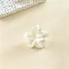 Presilhas de Flor Plumeria Tamanho Pequeno, Médio e Grande, Presilhas de Flor Versáteis da Moda com Estampa de Leopardo, Presilhas de Tubarão, Presilhas para Rabo de Cavalo, Grampos de Cabelo
