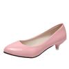 Tacón Delgado Tacones Altos Zapatos de Trabajo Rosas para Mujer Planos 2025 Otoño Nuevo Estilo Planos Versátiles