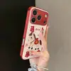 Hazte Rico al Instante con Esta Funda para Teléfono de Piel de Cordero Galvanizada Adecuada para Apple 17, iPhone 16/15/14 Pro Max Modelo Premium