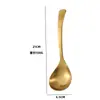 Conjunto de Talheres de Aço Inoxidável 304 de Alto Valor Talheres Ocidentais Conjunto de Quatro Peças Criativo Martelo Dourado Faca, Garfo e Colher para Bife