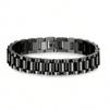 Pulseira de Aço Inoxidável Europeia e Americana Mais Vendida Pulseira Masculina de Alto Padrão Moda Personalizada Conjunto de Joias de Mão em Aço Titânio