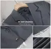 Blazer corto, petite, de manga larga con cuello de traje pequeño para mujer, traje de moda otoño e invierno 2026 con pantalones de pierna ancha, atuendo profesional