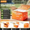 Fonte de Alimentação Móvel 300W 220V Grande Capacidade Fosfato de Ferro e Lítio Portátil Alta Potência Bateria de Lítio para Transmissão ao Vivo e Backup de Camping