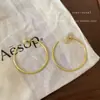 Pendiente Móvil Yizhuo Ning Mismo Aro Grande Su Pendientes Anillo Pendientes Inteligentes Pinzas para Orejas de Mujer Sin Agujeros en las Orejas Sentido Avanzado