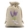 Bolsa de regalo transfronteriza, nueva bolsa de lona, lavanda, con cordón ajustable, bolsillo con cordón, bolsa para empaquetar joyas, tela de saco, bolsillo con cordón ajustable.