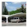 Cochera Personalizada de Estructura de Membrana de Doble Cara, Toldo Paisajístico Tensado para Exteriores, Toldo para Vehículos Eléctricos, Cochera de Estructura de Membrana