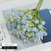 Gipsofila Artificial Fresca e Rústica Flores Artificiais Flores Falsas Flores Secas Buquês Enfeites Decoração de Sala de Estar Flores Adereços de Fotografia Enfeites