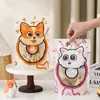 Bolsa de Empaque Original para Galletas con Dibujos de Copos de Nieve, Bolsa con Base, Bolsa Auto-sellante para Dulces y Comida, Bolsa con Cierre de Cremallera para Snacks