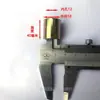 Diámetro Interior M10M12, Diámetro Exterior 18, Casquillo de Eje para Vehículo Eléctrico, Casquillo de Tubo Hueco para Eje Delantero de Motocicleta Eléctrica