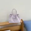 Bolso de Lunares de Tendencia de Nicho Transfronterizo para Mujer 2026 Nuevo Bolso Cruzado Versátil Casual Bolso de Mano Bolso Cubo