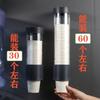 Porta Copos de Papel Dispenser de Água Doméstico Prateleira de Armazenamento Sem Furos Coletor de Copos Descartáveis Dispositivo Automático de Queda de Copos Suporte para Copos