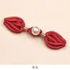 Nuevos Botones Decorativos de Perla y Tulipán Hechos a Mano Estilo Chino, Botones Decorativos Retro para Cheongsam, Hanfu, Traje Tang, Accesorios para Ropa