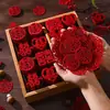 Pegatinas Festivas de Felpa con Palabras Felices para Bodas Caja de Compromiso para Bodas Cubo de Abrazos Pegatinas Decorativas para Muebles Decoraciones de Atmósfera para Escenas