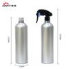 Personalizado 500ml textura fosca pet garrafa de plástico casa desodorante limpeza spray garrafa pet desinfecção regador lata