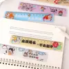 Régua Reta Colorida Criativa de Desenho Animado 15cm de Alto Valor Papelaria Fofa para Estudantes Régua Multifuncional para Medição e Desenho