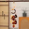 Sonajeros de Cáscara de Semilla y Fruta, Carrillones de Viento Hechos a Mano, Campanas Colgantes Sanadoras, Colgantes de Fruta de Planta, Colgantes para Mochila, Decoraciones para Coche, Accesorios