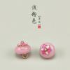 Bingyan Guofeng Piedra Natural Toro 10MM Botón de Cuentas Botón para Cheongsam Traje Tang Hanfu Botón Decorativo en stock Venta al por mayor