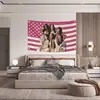 Póster Tapiz Bandera Americana Rosa Katseye