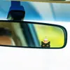 Fun-Q008 Gato Pintado de Dibujos Animados Pastel de Cumpleaños Coche Espejo Retrovisor Vidrio Embellecimiento Decoración Pegatina para Coche Autoadhesiva