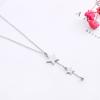 Collar coreano estilo ins simple de oro 18K temperamento de internet colgante de estrella pequeña collar personalizado para mujer en stock venta al por mayor