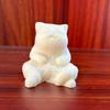 Escultura de fruta de marfim gato livre especificações 5.5*4.5*4.5 ornamentos de modelagem homens e mulheres com mesa de centro ornamentos criativos