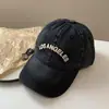 Gorra de Béisbol de Mezclilla para Mujer, Estilo Coreano, Versátil, Ala Ancha, Adelgazante del Rostro, Moderna, Estilo Japonés, Corona Suave, Sombrero para Circunferencia de Cabeza Grande