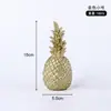 Adornos de Piña Dorada Ins Escandinavos Decoraciones Suaves Creativas para Sala de Estar Mueble de TV Escritorio Manualidades de Piña