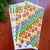 Adesivos de Recompensa para Jardim de Infância, Adesivos de Foto de Recompensa para Aula de Treinamento de Educação Infantil, Papel Aderente de Desenho Animado, Adesivos de Estrela de Cinco Pontas com Rosto Sorridente