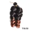 Pelucas Transfronterizas Africanas de 12 pulgadas, Pares de Rizos Pequeños, Rizos Italianos, Trenzas de Ganchillo, Cabello