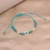 Pulsera de Cuentas de Arroz Coloridas Hecha a Mano, Pulsera de Cuentas Coreana Dulce y Elegante para Estudiantes, Versátil y Única Estilo Bosque