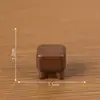 Móveis de madeira em miniatura para criar paisagens em miniatura, pequenas peças decorativas para mesas e acessórios DIY para casas de bonecas