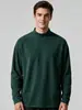 Camiseta de Manga Longa com Gola Meio Alta para Camadas, Lado Duplo em Fleece, Masculina, Transfronteiriça, 2026