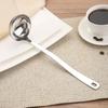 Colher para Fondue de Aço Inoxidável 304 para Uso em Hotel e Casa, Pendurável, Colher de Sopa Espessada, Escumadeira com Cabo Estendido, Concha de Sopa, Coador de Sopa