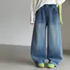 Pantalones para niñas, elegantes pantalones largos de otoño, tallas medianas y grandes, colección de otoño, pantalones vaqueros, pantalones casuales para niños, pantalones infantiles de estilo coreano, modernos
