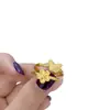 Anillo de Oro Arena Vietnamita Transfronterizo Estilo Lujo Sencillo Escama de Dragón Mariposa Brillante Patrón Roto Juego de Anillos Joyería de Moda para Mujer