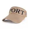 Nuevo sombrero de sol SPORT de ala abierta para verano, transpirable y protector solar, gorra versátil de moda para deportes al aire libre unisex