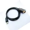 Linha de conexão do conector dp para vga linha dp grande para adaptador vga conversão de interface displayport display