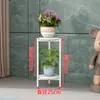 Soporte de Flores de Hierro Forjado Estilo Lujo Ligero Estante de Almacenamiento de Piso para Sala de Estar Balcón Maceta de Rábano Verde Estante de Exhibición de Plantas para Interiores Nuevo Modelo