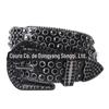[Saída de fábrica] Personalizado novo feminino diamante-incrustado cinto de couro strass incrustado decoração moda all-match jeans