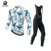 Xintown Tropical Preto Outono Roupa de Ciclismo Nova Roupa de Ciclismo Outono Roupa de Ciclismo Feminina Conjunto Longo
