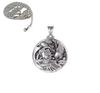 Pez Koi ópera Loto Plata pura 9999 colgante colgante envejecido cadena para suéter nueva cadena larga para collar Colgante Plata de Ley Mujer