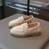 Mocasines Casuales para Niños y Niñas, Zapatos sin Cordones para Niños para Todas las Estaciones, Suela Suave, Cómodos, Transpirables, Versátiles Zapatos de Cuero