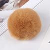 Bola de pelo sintético de coelho Rex 8cm Pingente de joia acessórios de bola de pelo de inverno acessórios diy acessórios de sapatos e chapéus cor de doce